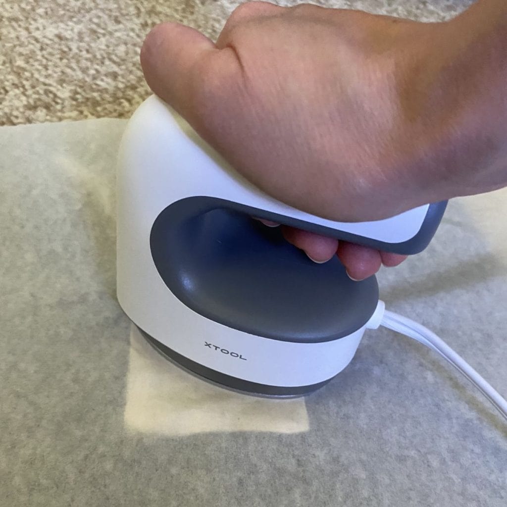 using the xtool mini press